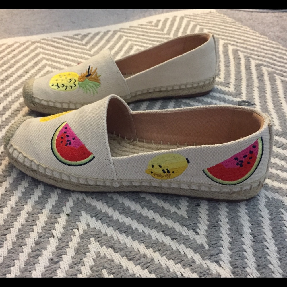 J Crew Fruit Salad Espadrilles (🍍🍉🍋)